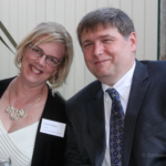 Cheryl and Jim O'Malley at Black & White Gala, May 2012