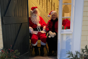 Santa at Dwight Derby House