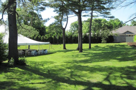 Yard of Dwight-Derby House for Gala 2012